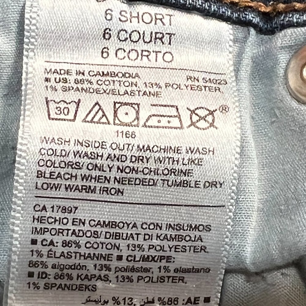 Old Navy Womens Sz 6 Short Denim Blue Jeans - Picture 7 of 9